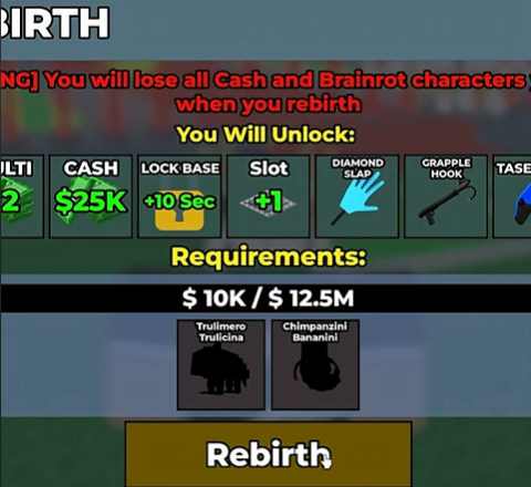 3rd rebirth steal a brainrot